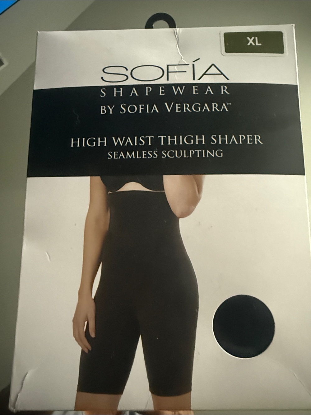 Sofía Shapewear High Waist Thigh Shaper - Black